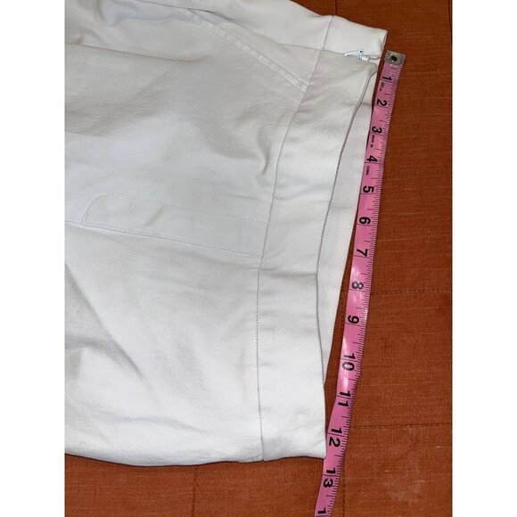 Spanx White Womens cropped  Pants Size small  Cotton - Picture 5 of 9